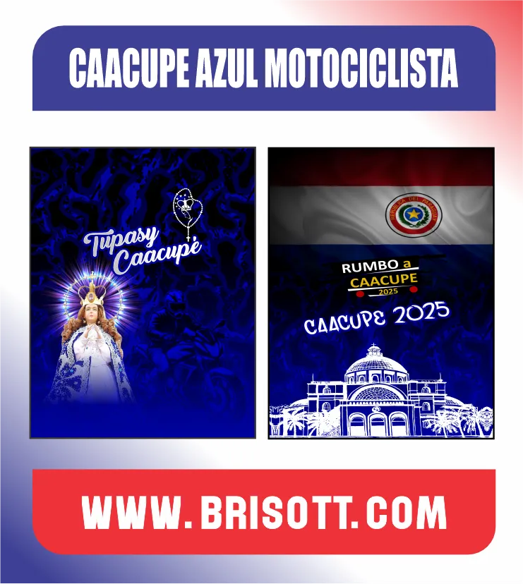 CAACUPE AZUL MOTOCICLISTA
